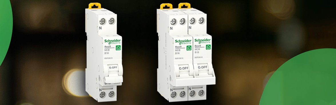Resi9 componenten van Schneider Electric