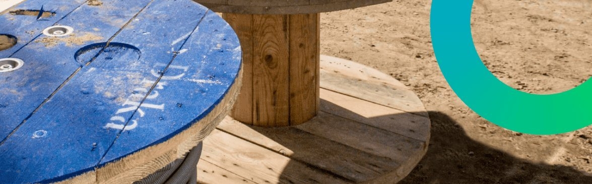 Kabelhaspels van Draka 