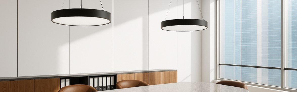 Woonkamer met hanglampen van Norton genaamd MILANO