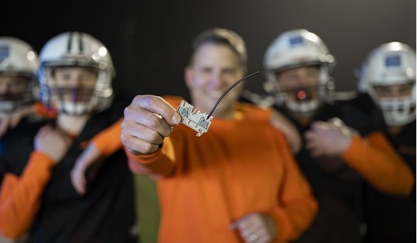 rugbyers met een module uit het staterkit pakket van weidmuller