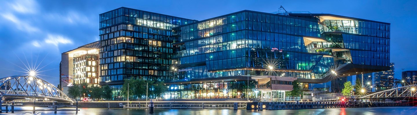 Het duurzame campus van Booking.com  in Amsterdam