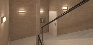 Trappenhuis met verlichting van Signify