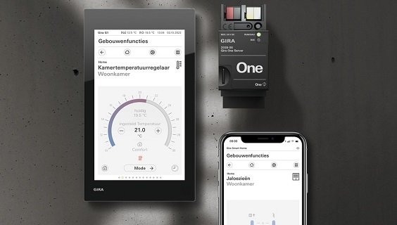 Smart home producten van Gira