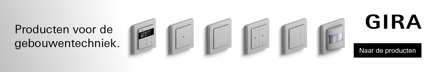 Producten voor de gebouwtechniek van Gira 