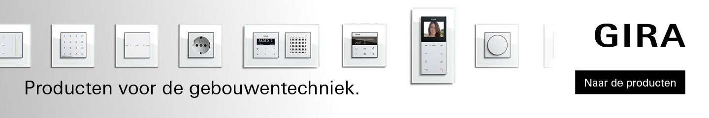 Producten voor de gebouwtechniek van Gira