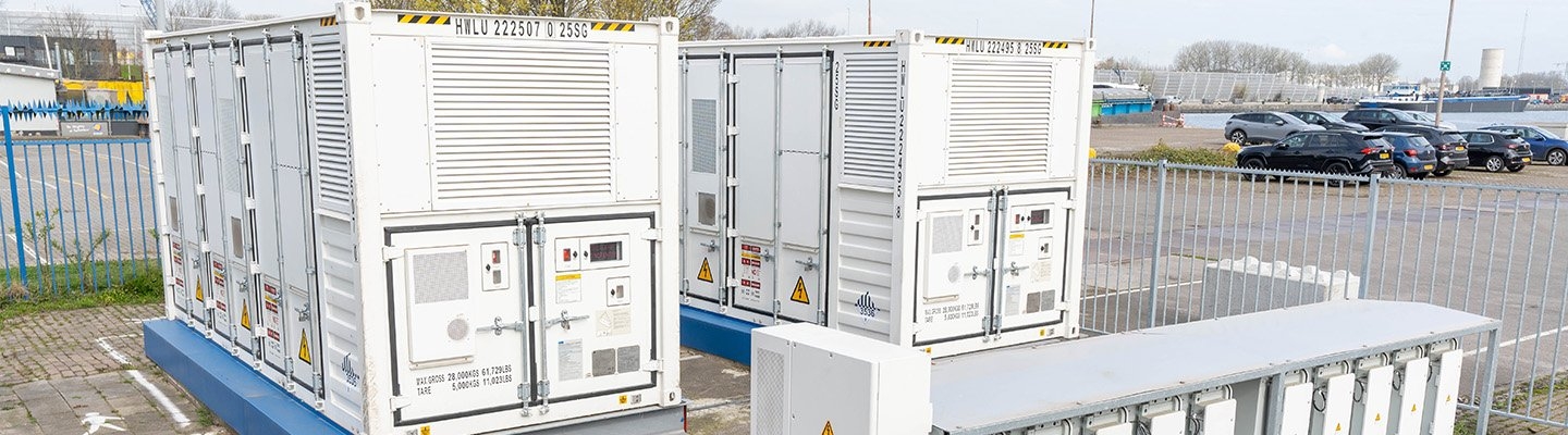 Energie-opslag in de Amsterdamse haven