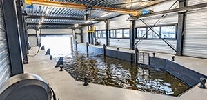 Het explosieveilige boothuis voor de Neo Orbis in Amsterdam