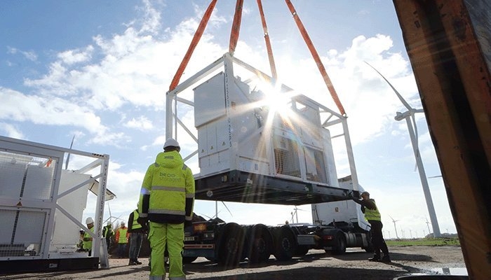 Duurzame installaties worden de lucht in getakeld