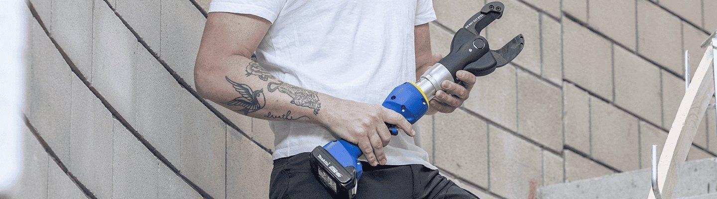 HK Electric Klauke hydraulische kabelschaar