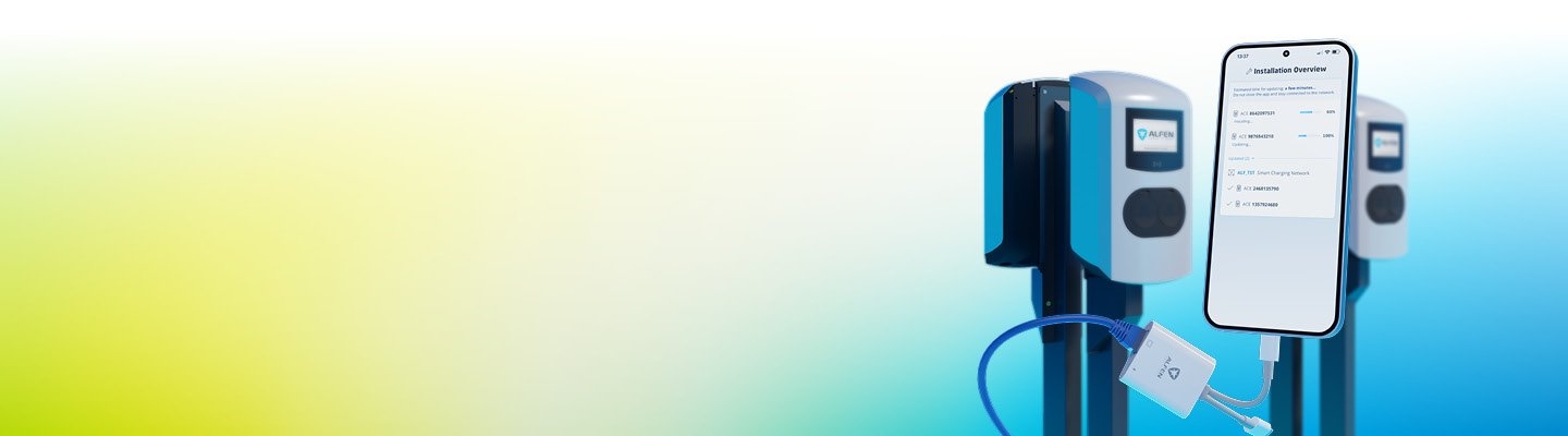 Laadpalen, laadstations en de app van Alfen