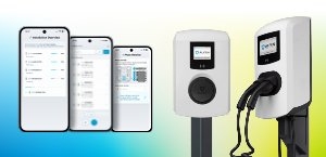 Laadpaal, laadstation en app voor EV van Alfen 