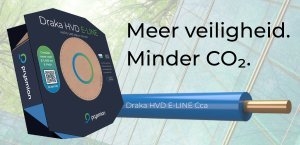 Draka HVD E-LINE kabel in verpakking