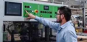 Schneider Electric bedieningspaneel met process operator