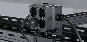 Zwarte Cable-mate kabeldozen voor binnen van Attema