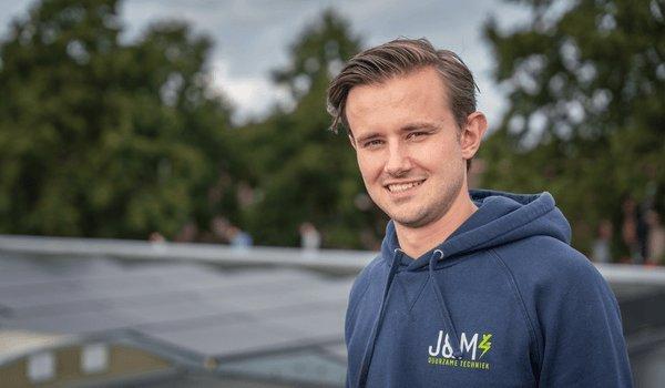 Jurrian Koning bij 124 Energyra zonnepanelen