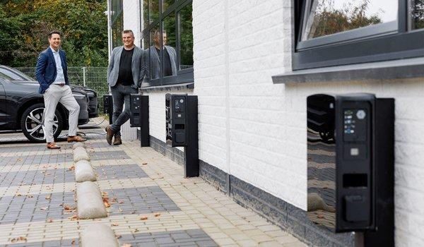 Laadplein bij Nou in Apeldoorn