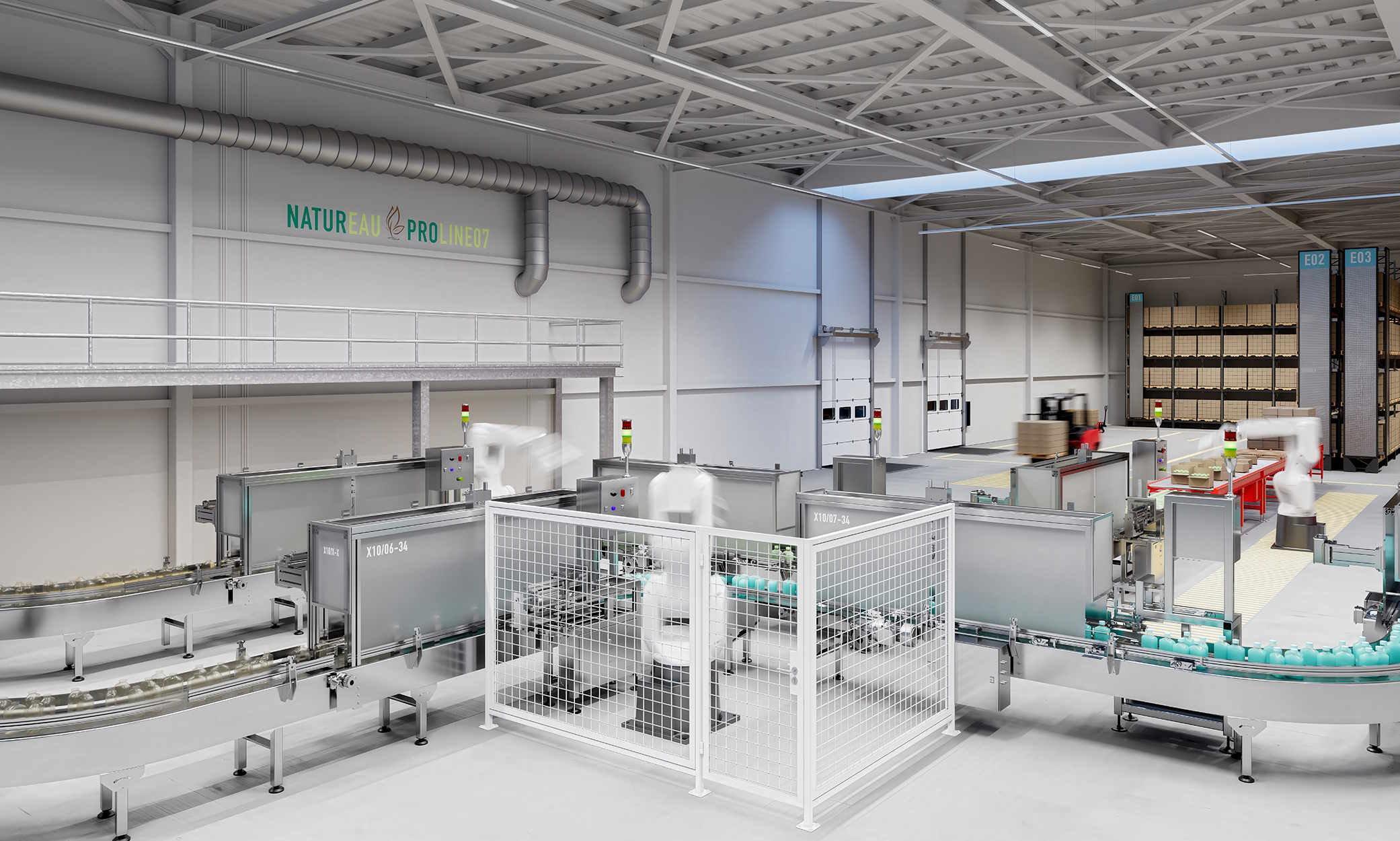 E-line Pro lichtlijn van Trilux voor de industrie