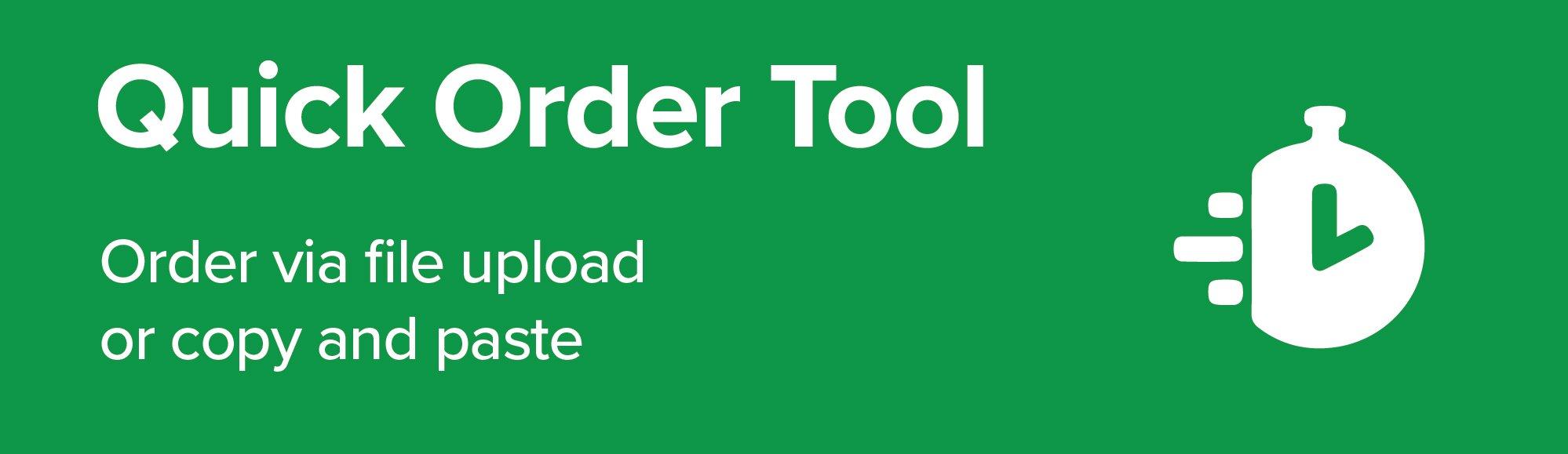 Quick Order Tool