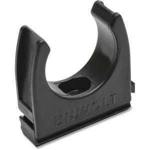 Rohrschelle - HFCL25SW Klemmschelle halogenfrei anreihbar schwarz - 009636