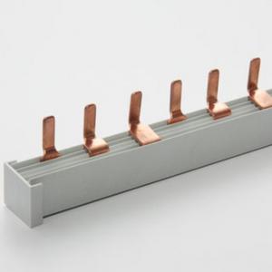 Phasenschiene - Phasenschiene 3-polig Steg 10mm² TE 17 8mm 57 Anschlüsse - 3212530