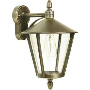Wandleuchten - Wandleuchte 1X75W E27 IP23 braun-messing - 651816