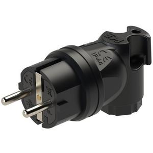 SCHUKO-Stecker - Winkelstecker Vollgummi 16A 250V IP44 - 05812-S