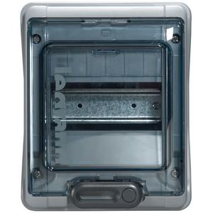 Installationskleinverteiler - Feuchtraumverteiler Aufputz Plexo3 IP65-IK09 1-reihig 6 Module - 601976