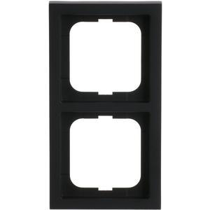 Abdeckrahmen - Abdeckrahmen 2-fach schwarz matt - future linear - 2CKA001754A4420