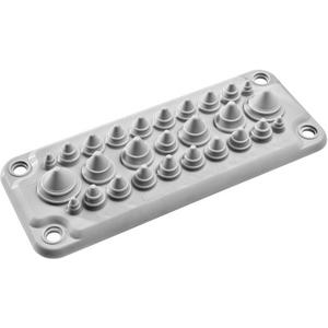 Einführungsflansch für Kleingehäuse/Schaltschrank - Membrandichtung IP54 Kabeleinführung - NSYAECPFLT25