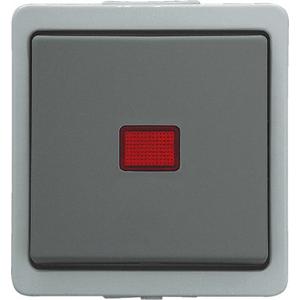 Taster - Feuchtraumtaster mit Symbol und seperatem Meldekontakt - 9390GL