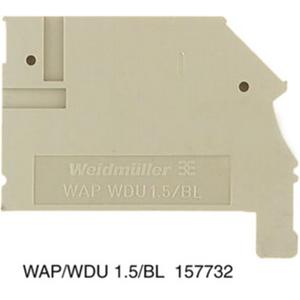 Abschluss- und Zwischenplatte für Reihenklemme - Abschluss- und Zwischenplatte WAP WDU1.5/BLZ/ZA - 1577320000