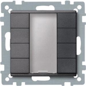 Tastsensoren KNX - Taster 4-fach plus anthrazit - 627814