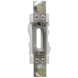 Zubehör für NH-Unterteile - Neutralleiter-Stütze Gr.00 200A 690VAC SU5 beidseitig mit Einpressmuttern M8 - P1046007