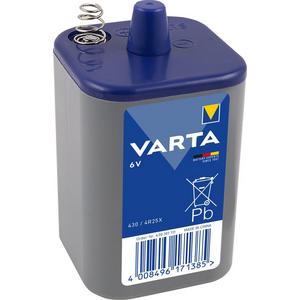 Batterie - 6 Volt Blockbatterie Longlife 430 mit Federkontakten 4R25X - 430101111