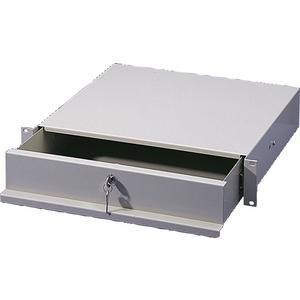 Komponente für den Ausbau (Schaltschrank) - Schublade 2 HE Tiefe 419mm für 482,6 mm (19 Zoll)- Befestigungsebene - 7282035
