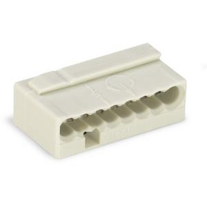 Steckklemme - MICRO-Verbindungsdosenklemme 8-Leiter-Klemme 8-polig lichtgrau - 243-308