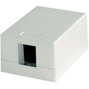 Kommunikationsanschlussdose Kupfer - Modul-Aufnahme 46x64 1-fach AP compact unbestückt - H02000A0064