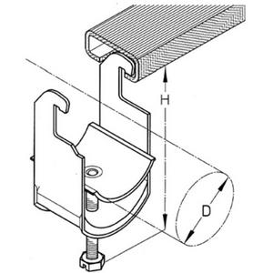 Bügelschelle - Kabelschelle 24 ACF-VA - 004001