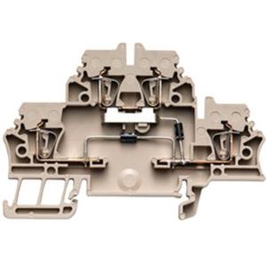 Bauelement-Reihenklemme - Bauelement-Reihenklemme ZDK 2.5/D/6 - 1690060000