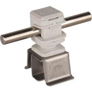 Dachleitungshalter für Blitzschutz - Dachleitungshalter mit Klemmtechnik für Dachflächen - 204049