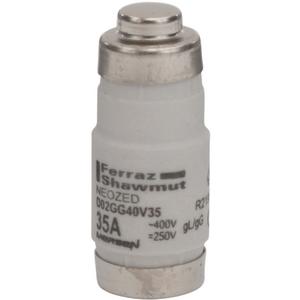 D0-Sicherungseinsatz - NEOZED Sicherung D02 400VAC/250VDC 35A gG schwarz - R219826
