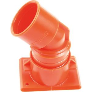 Wand-Decken-Übergang Betonbau - Winkelverbindungstülle drehbar orange - 026980