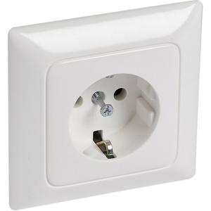 Steckdose - Steckdose (SL) 1-fach volle Platte Creoultraweiß - 776170