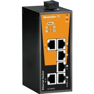 Netzwerk Switch - 6 Port Netzwerk Switch 2xRJ45 4xRJ45 PoE+ - 1241380000