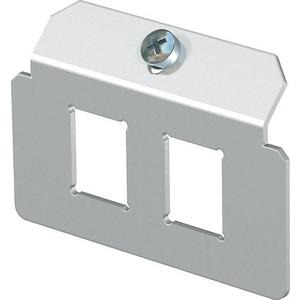 Gerätebecher - Trägerplatte mit 2 x Lochbild Typ C V2A - 7407788