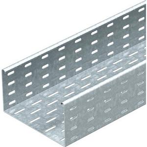 Kabelrinne/Weitspannkabelrinne - Kabelrinne SKS gelocht mit Verbinder Stahl bandverzinkt 110x200x3000 mm - 6061206
