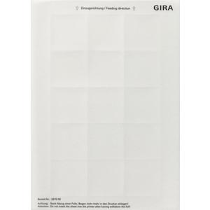 Bezeichnungsmaterial für Installationsschalterprogramme - Beschriftungsbögen für LED-Signalleuchte LED-Orientierungsleuchte 51 x 51 mm - 287000