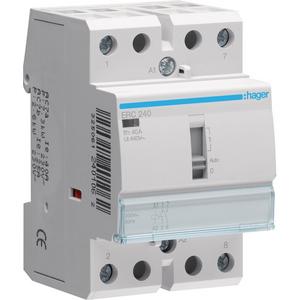 Installationsschütz für Reiheneinbau - Installationsschütz Reiheneinbau 40 A 4S 12 V Handschaltung ERC240 - ERC240