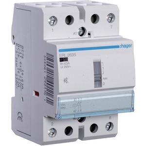 Installationsschütz für Reiheneinbau - Installationsschütz Reiheneinbau 63 A 2S 12 V Handschaltung brummfrei - ERL263S