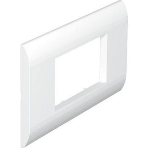 Abdeckrahmen - Abdeckrahmen Modul 45 2-fach 170x86mm PC reinweiß RAL 9010 - 6107102